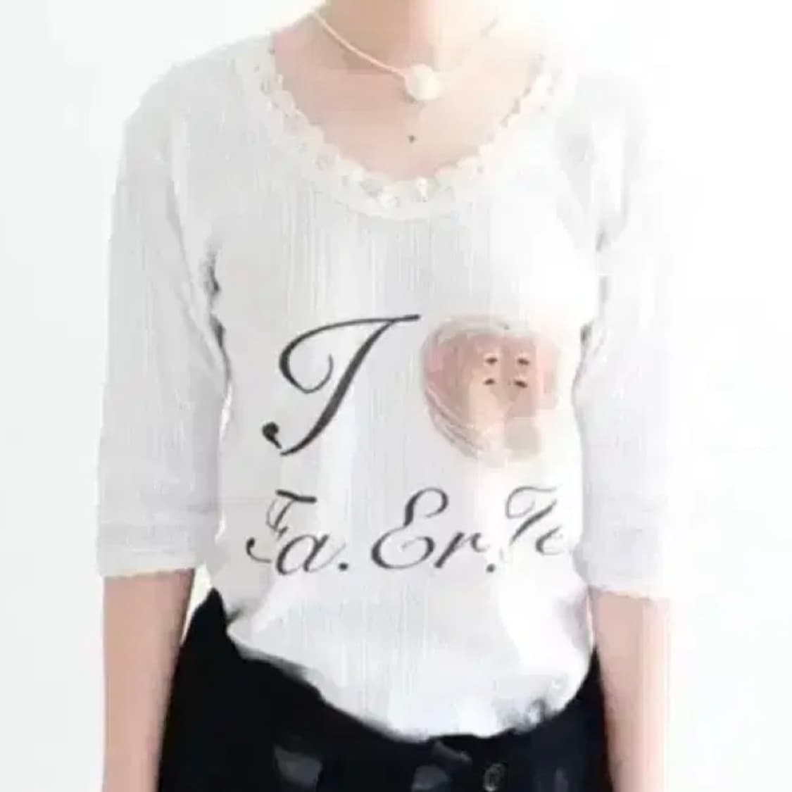 샵페어리 레이스티 화이트 상품이미지1