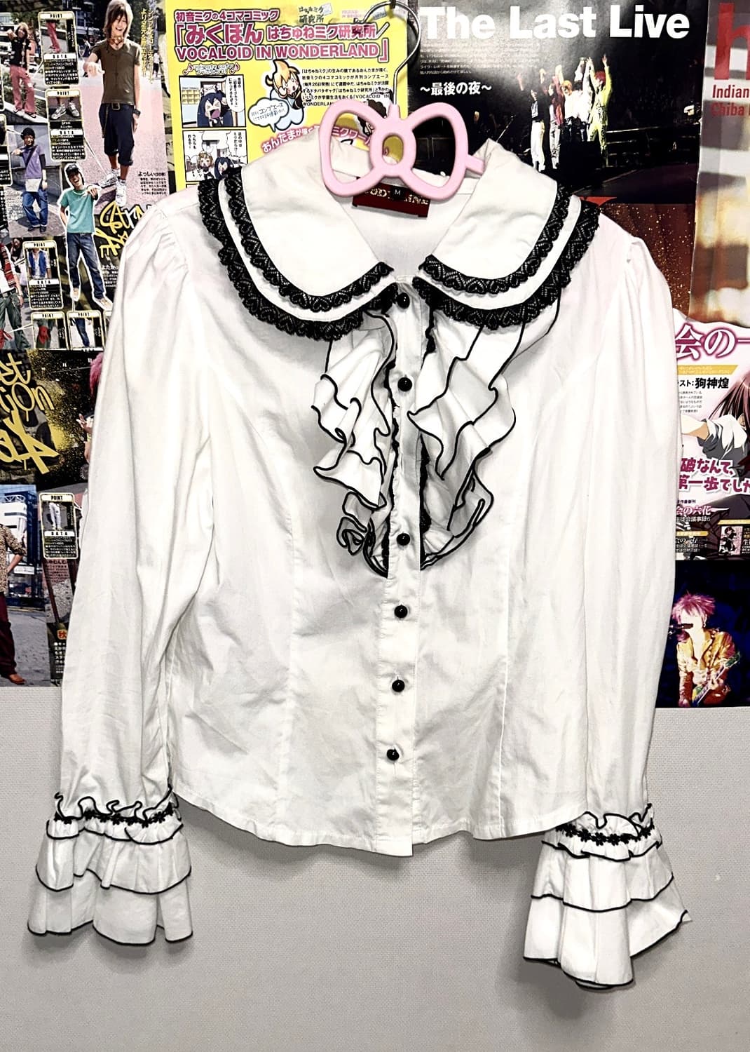 바디라인셔츠 공겜여주 고스로리타 핀터깔 대장템 서브컬쳐  상품이미지1