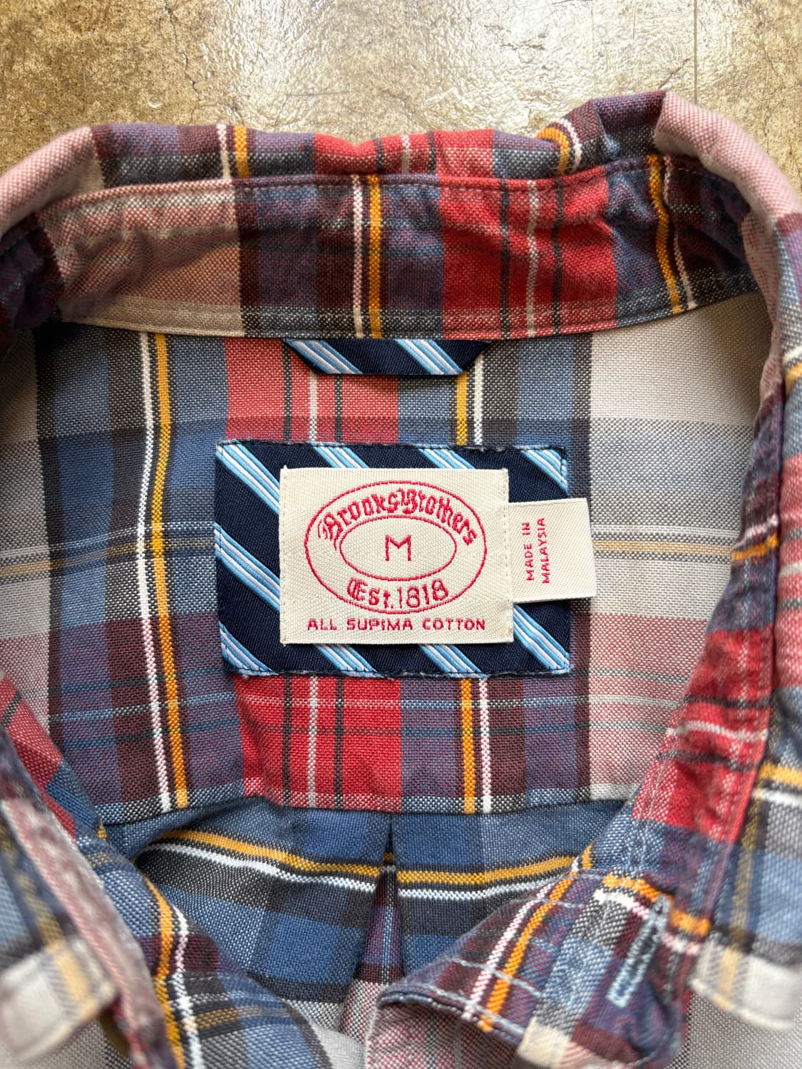 브룩스브라더스 체크 셔츠 상품이미지3