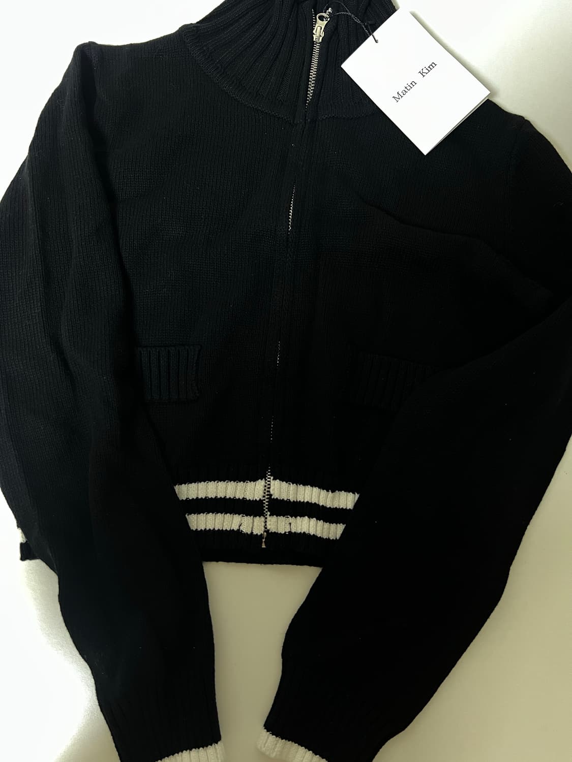 마뗑킴 니트 집업 가디건 s 상품이미지2