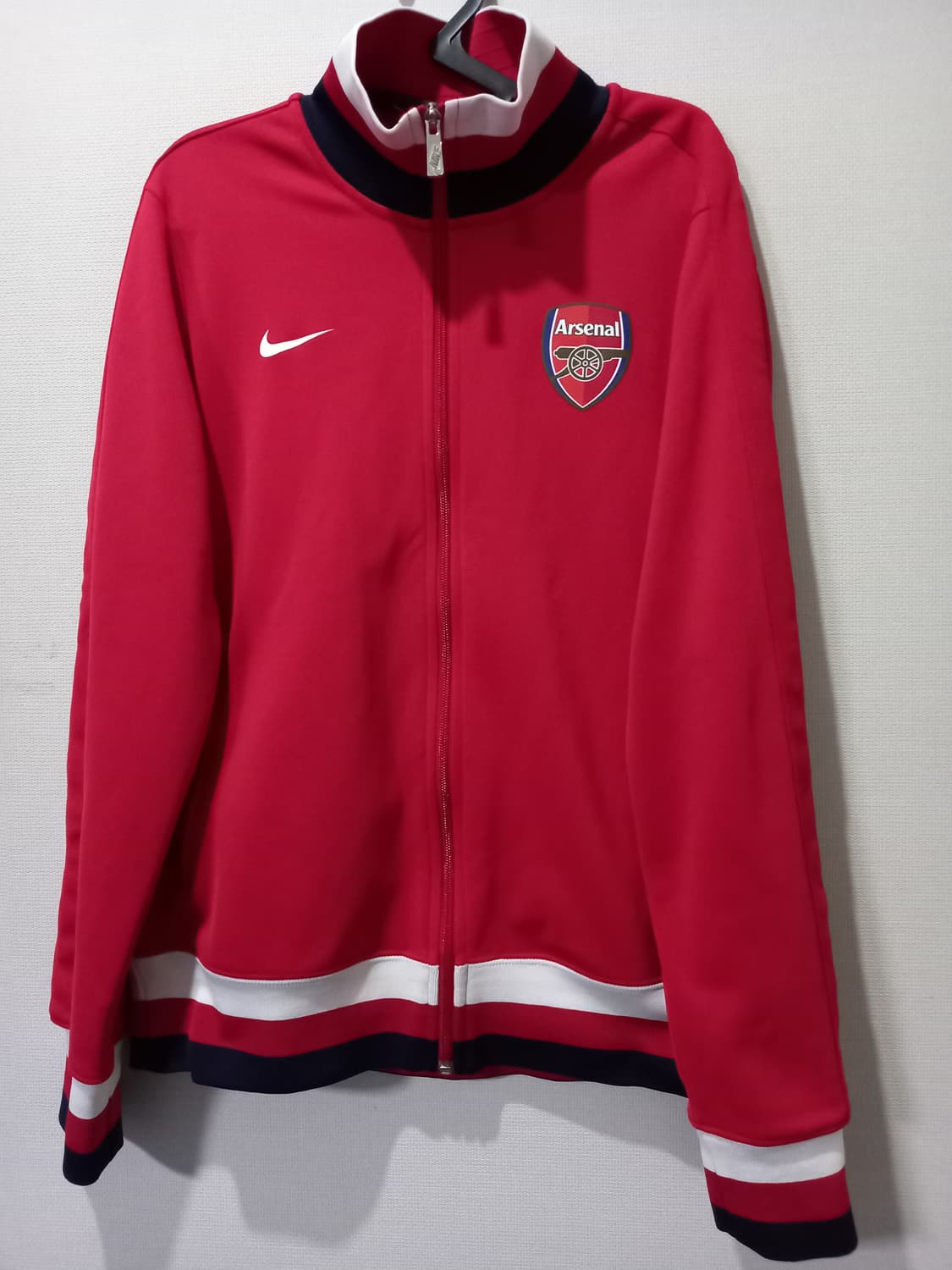 나이키 아스날 레드 빨강 트랙탑 저지 져지집업 100/L 상품이미지1