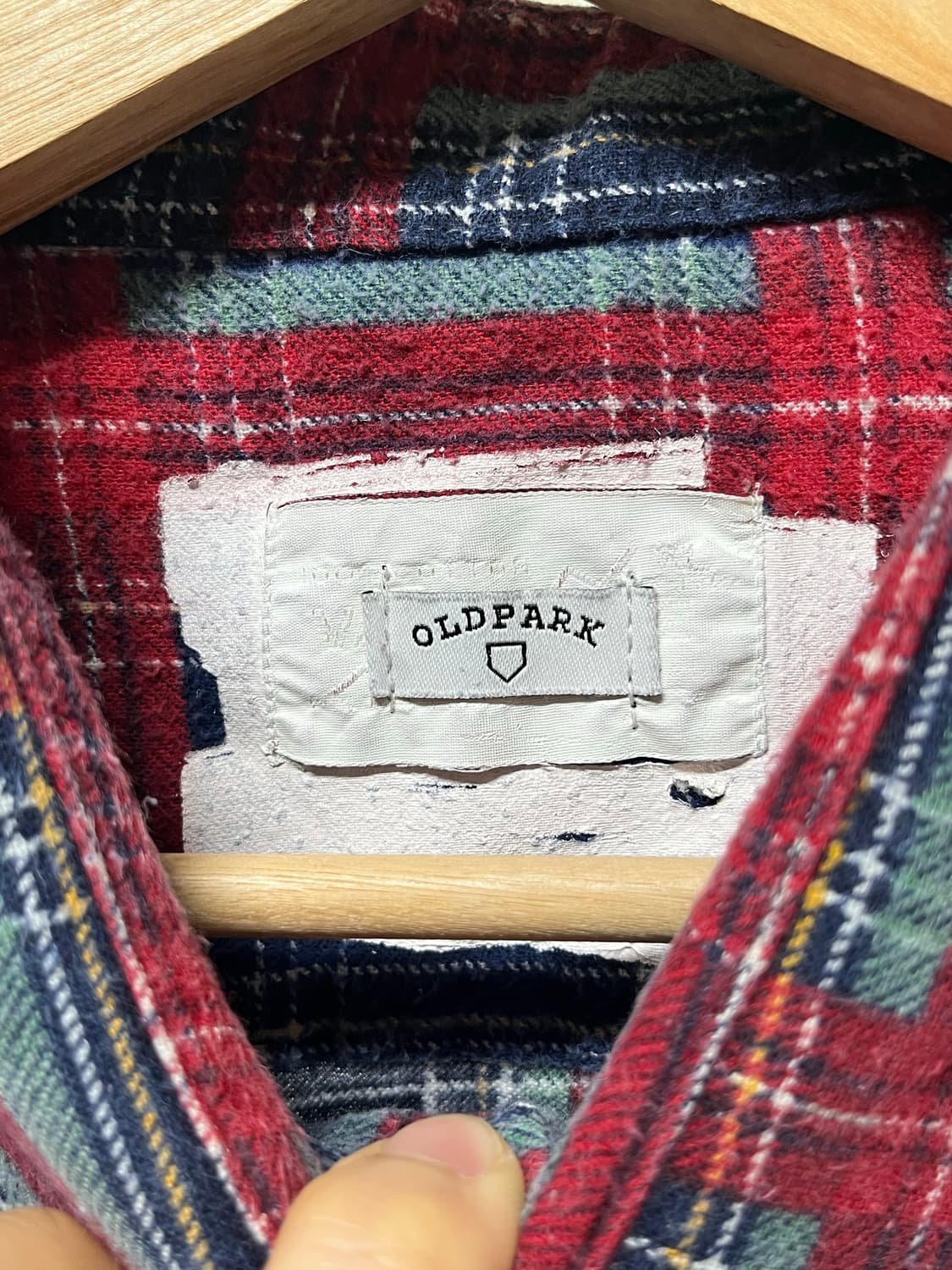 Old park flannel shirt 상품이미지6