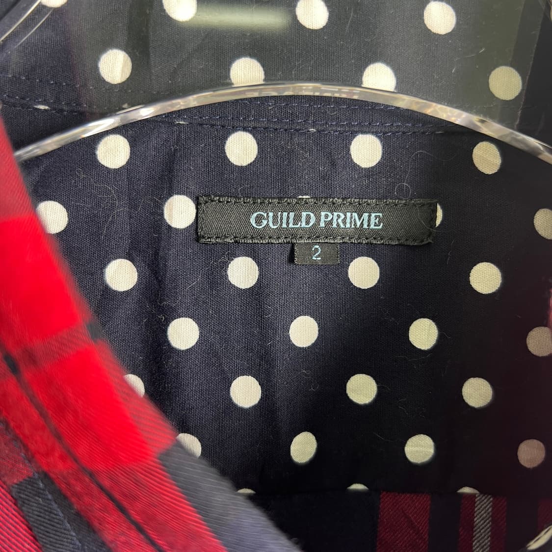 guild prime 체크 스타 프린팅 셔츠  상품이미지4