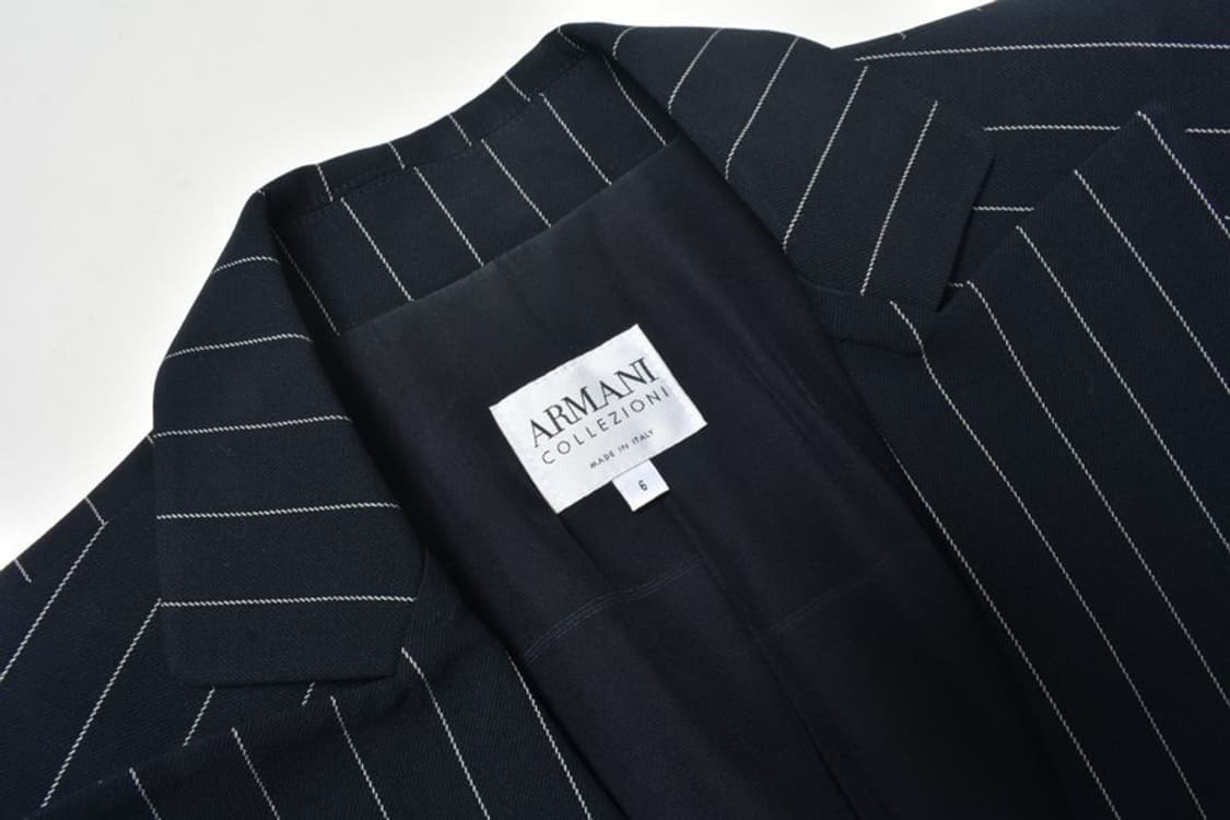 아르마니 꼴레지오니 스트라이프 블레이저 자켓 6 상품이미지3