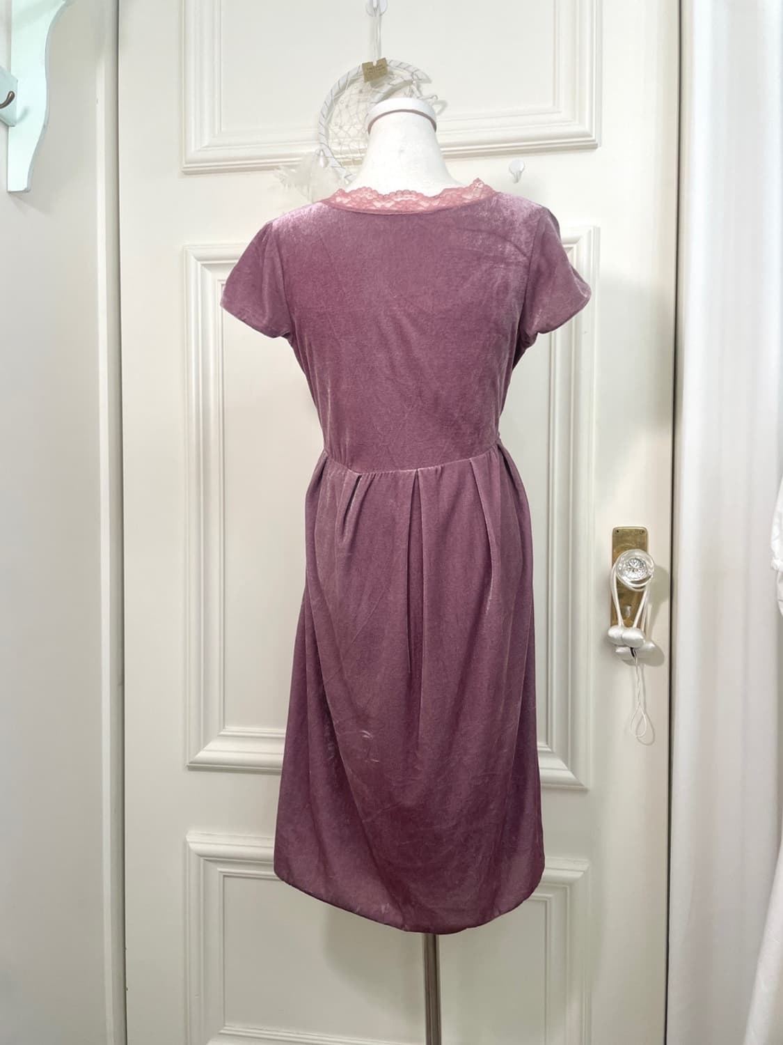 pink lavender lace wrap style bow opc 상품이미지2