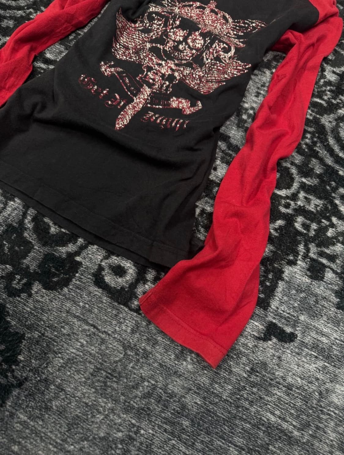 Spinash 00s y2k printing cut sew 상품이미지5