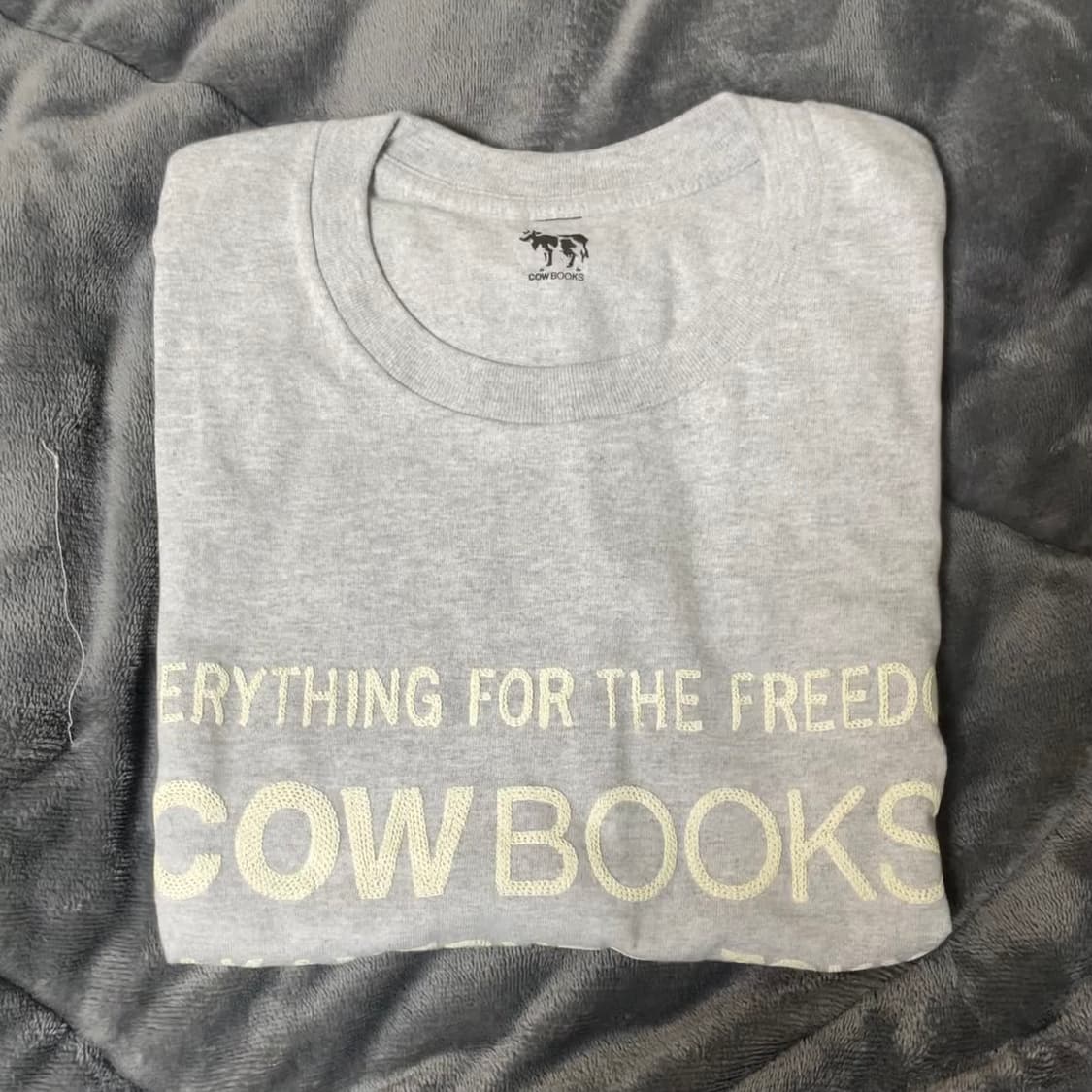 [XL] 카우북스 티셔츠 그레이 상품이미지1