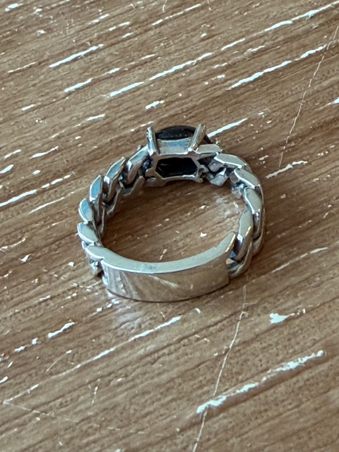 🖤 Black Stone Chain Ring 상품이미지7