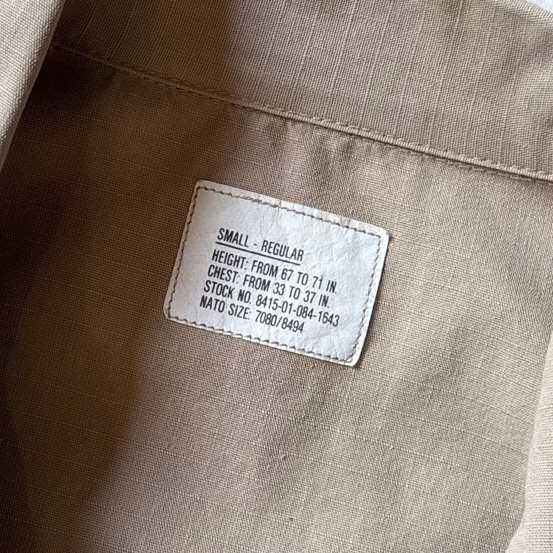 [S-R] US Army Khaki BDU Jacket 상품이미지3