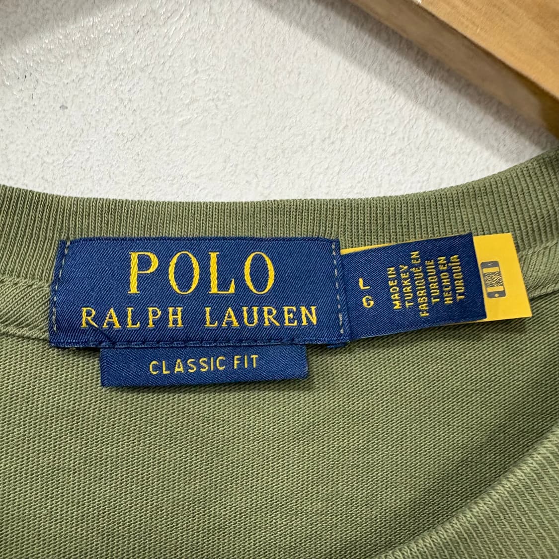 폴로랄프로렌 클래식핏 헤비웨이트 자수 반팔 상품이미지3