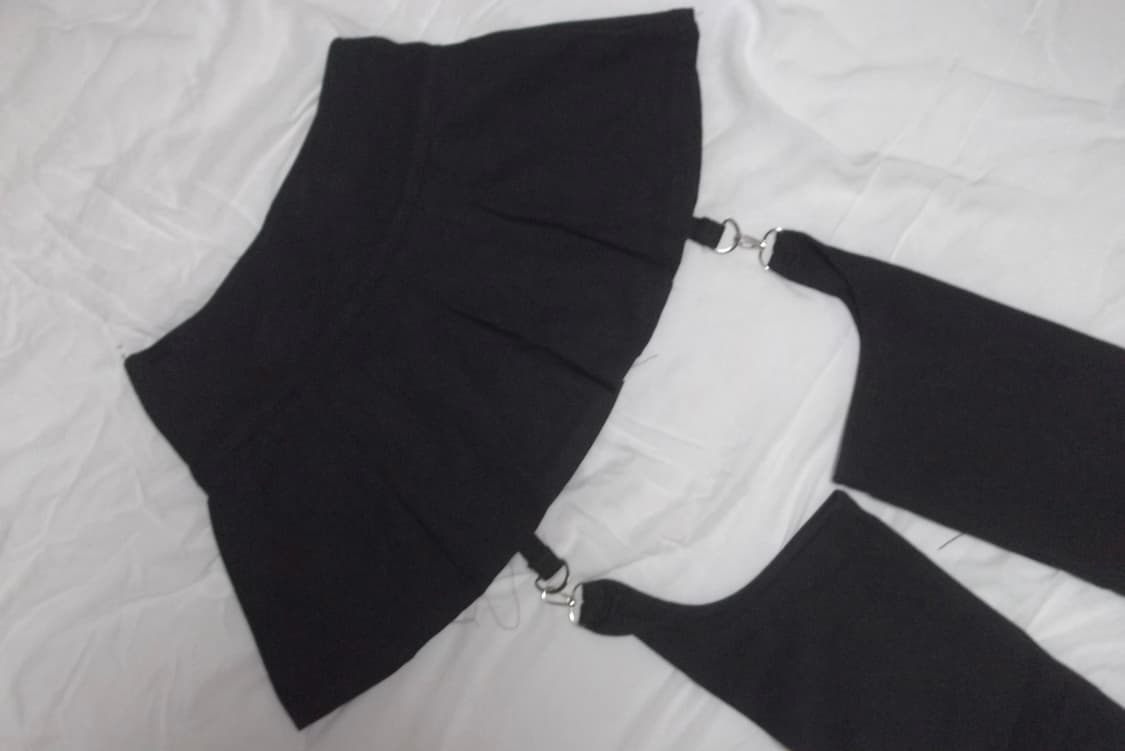 펑크 고스로리 고스펑크 미니 스커트 치마 지뢰계 갸루 오네갸루 빈티지 상품이미지5