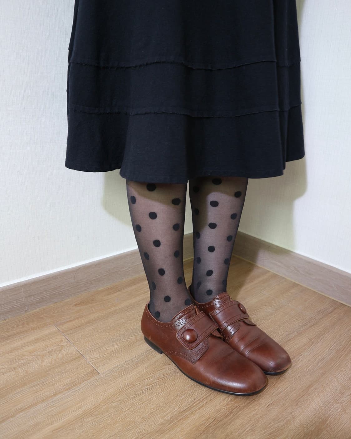 Tricot Brown Mary Jane 상품이미지1