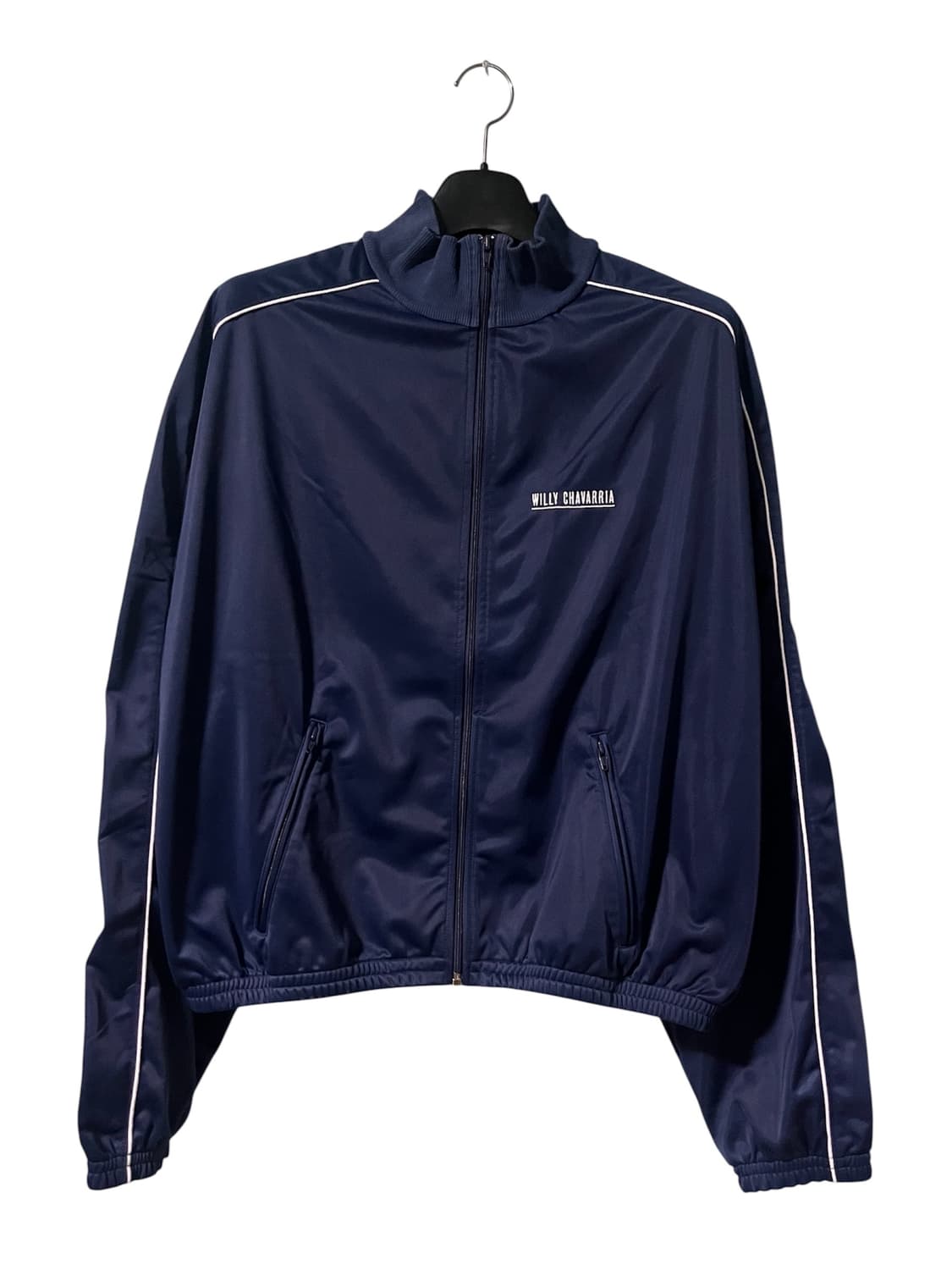 [L] 윌리차바리아 워리어 트랙 봄버 자켓 네이비 상품이미지1