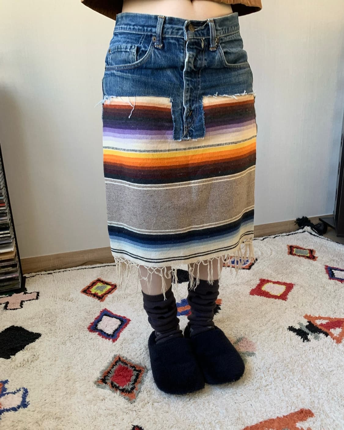 levis ethnic rainbow.. skirt 상품이미지1