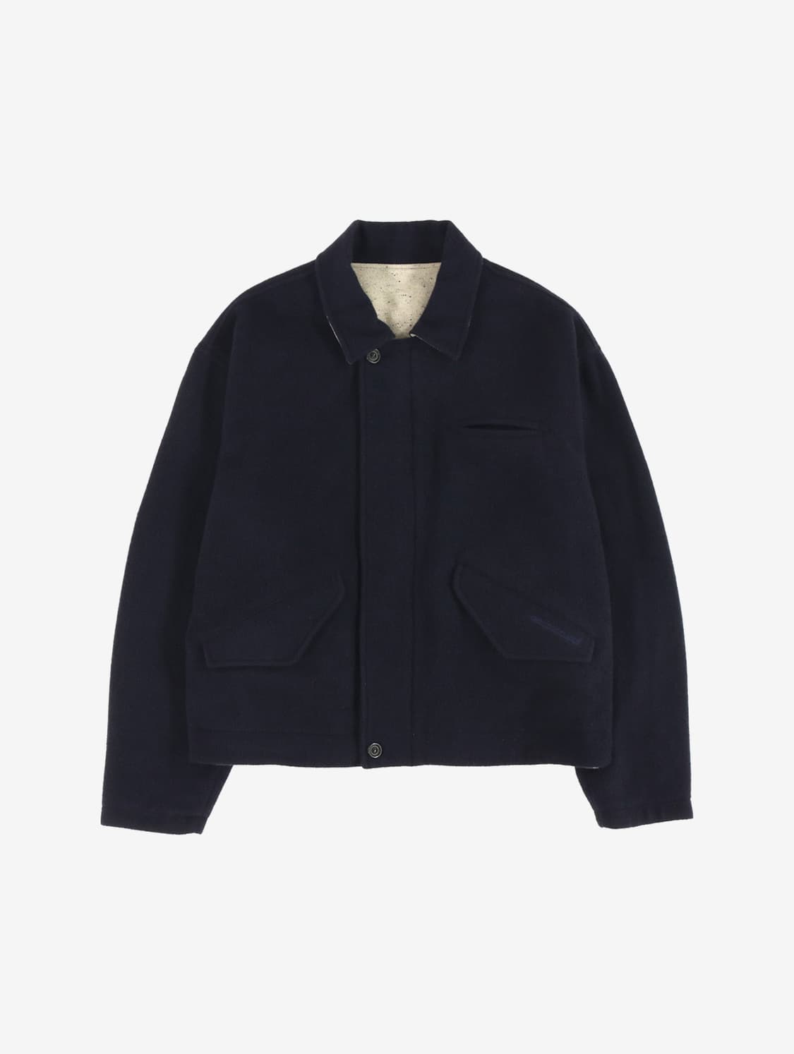 헤리티지플로스 22FW 리버시블 스포츠 울 자켓 L 상품이미지2