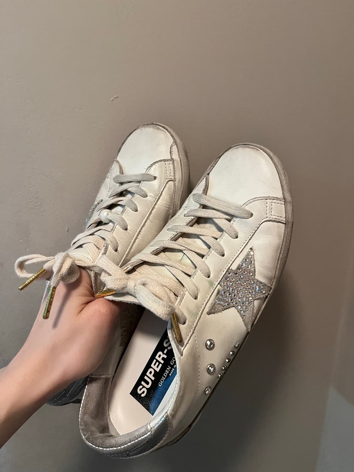 골든구스 슈퍼스타 실버탭 커스터마이즈드 상품이미지1