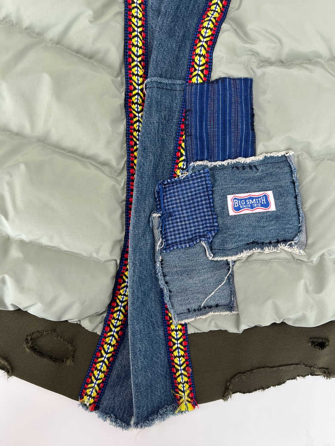 그렉로렌 2018 데님믹스 숄카라 다운자켓 상품이미지4