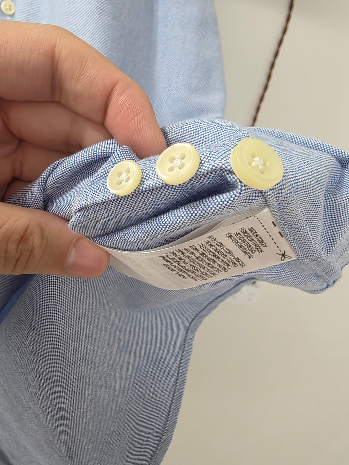 폴로 랄프로렌 옥스포드 셔츠 블루 커스텀핏 xl 새상품 상품이미지7