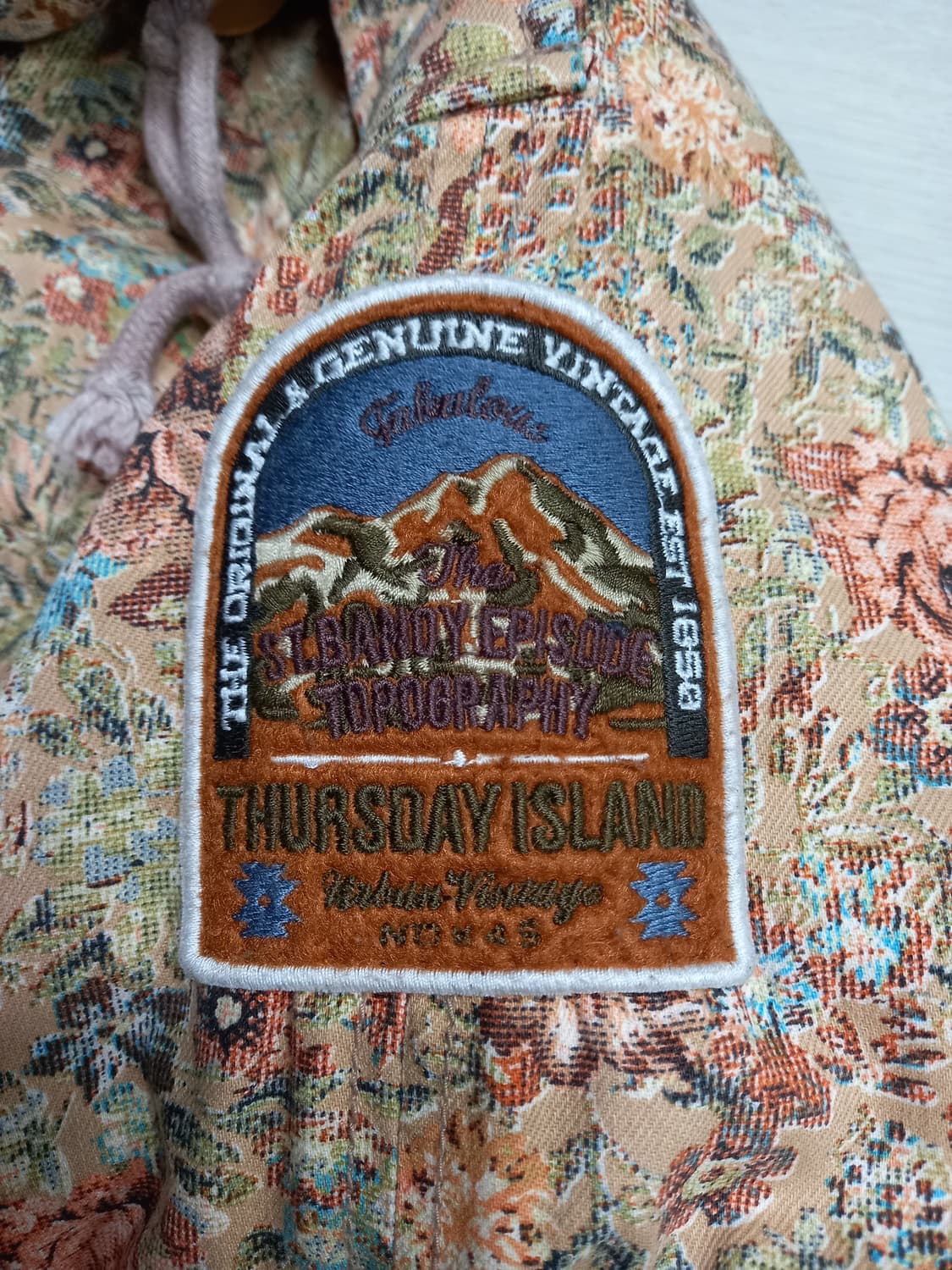 M95 Thursday Island 오버핏 플라워 후드패딩 M-991 상품이미지5