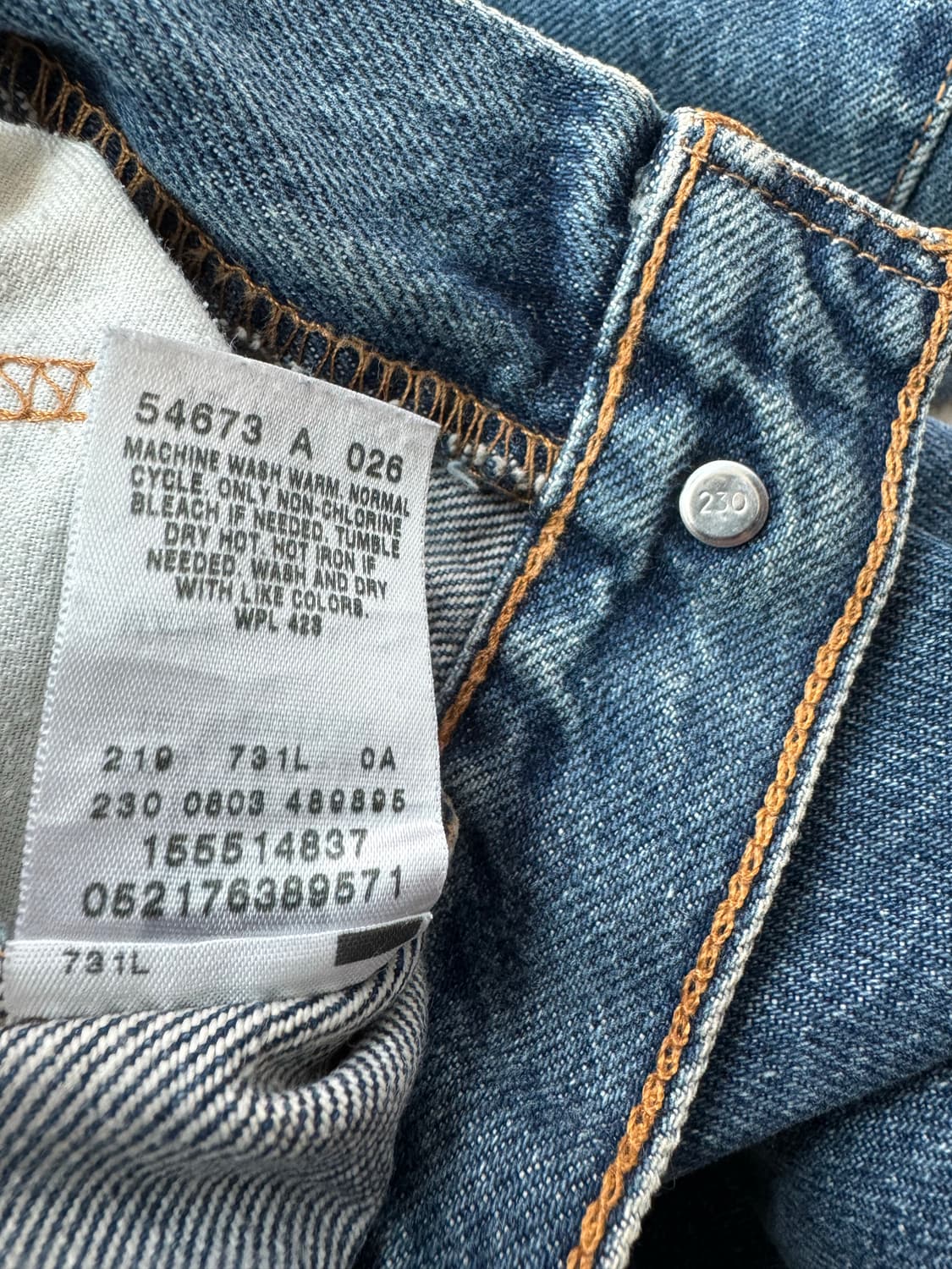 리바이스 550 클래식 릴렉시드 테이퍼드핏 데님 팬츠 상품이미지7