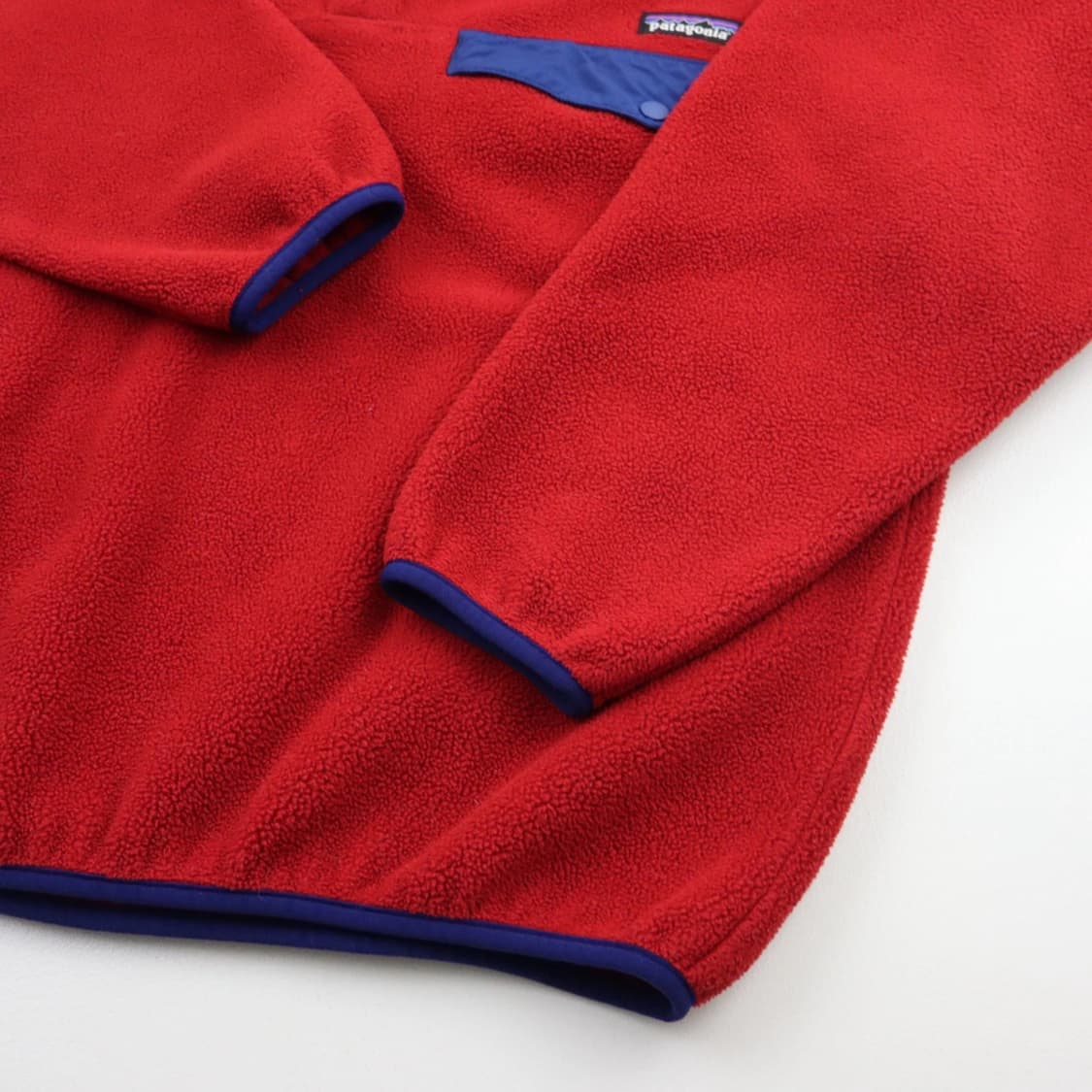 15FW 파타고니아 신칠라 스냅-T 레드/블루 니카라과 상품이미지5