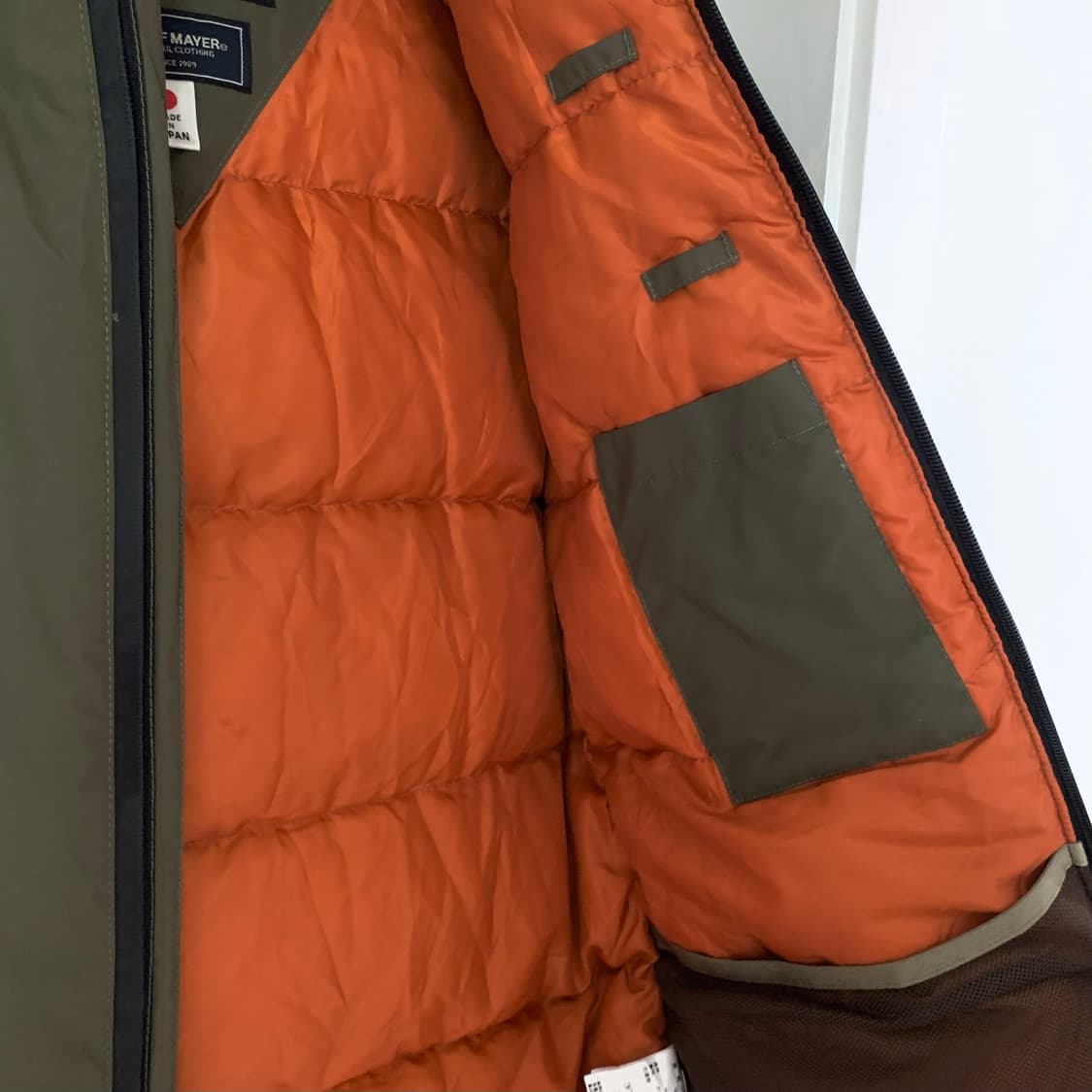 난가 nanga 카키 다운 자켓 오로라 다운 파카 상품이미지5