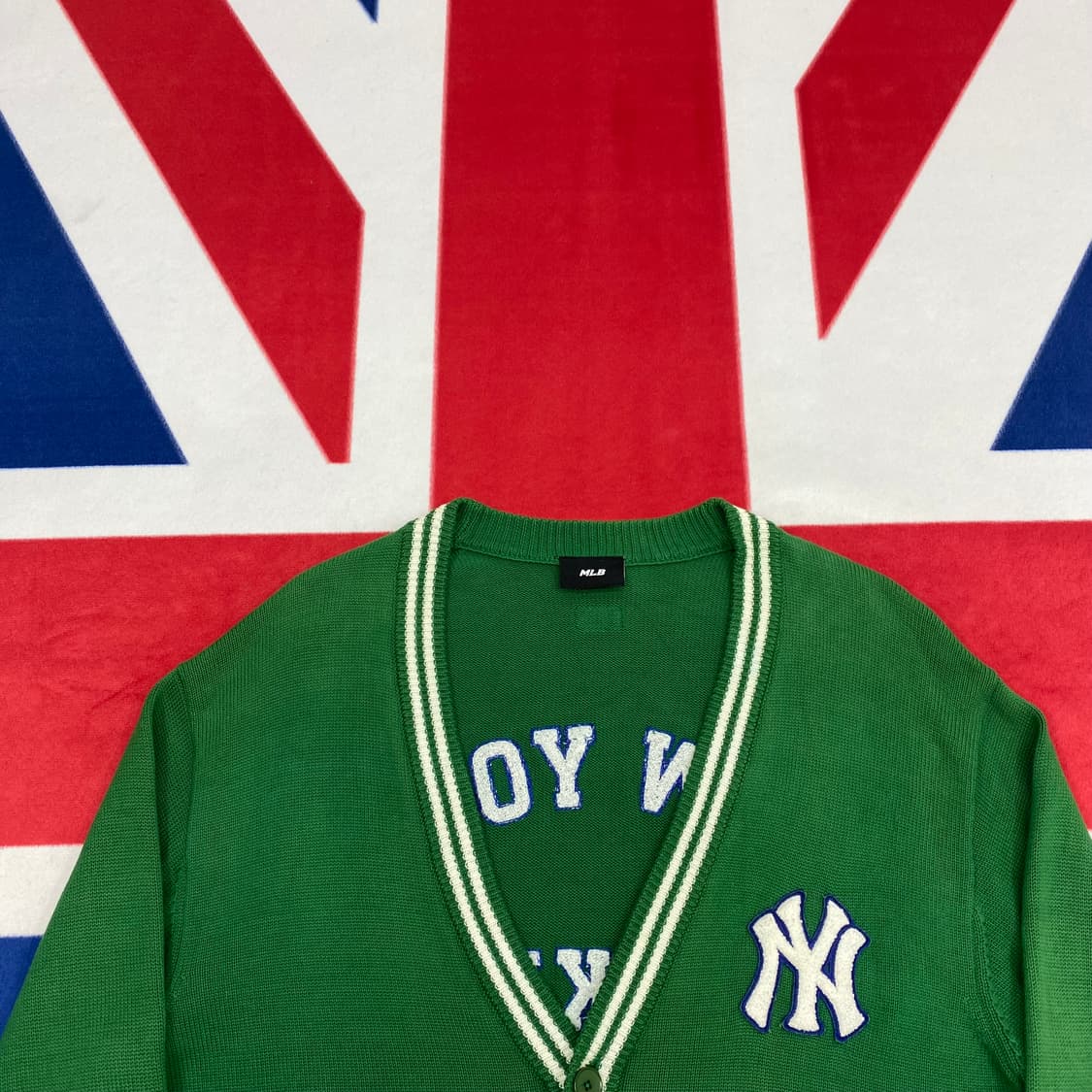 MLB 뉴욕양키즈 가디건 S 실측 M -L 상품이미지2