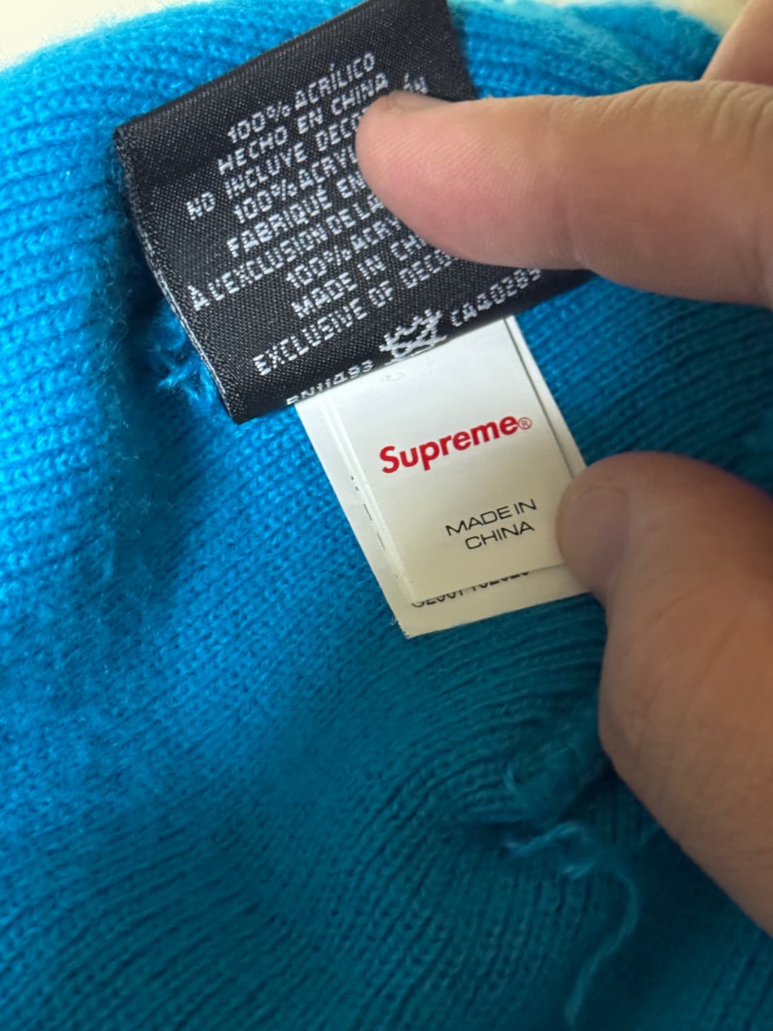 23fw 슈프림 뉴에라 바시티 비니 슬레이트 상품이미지4