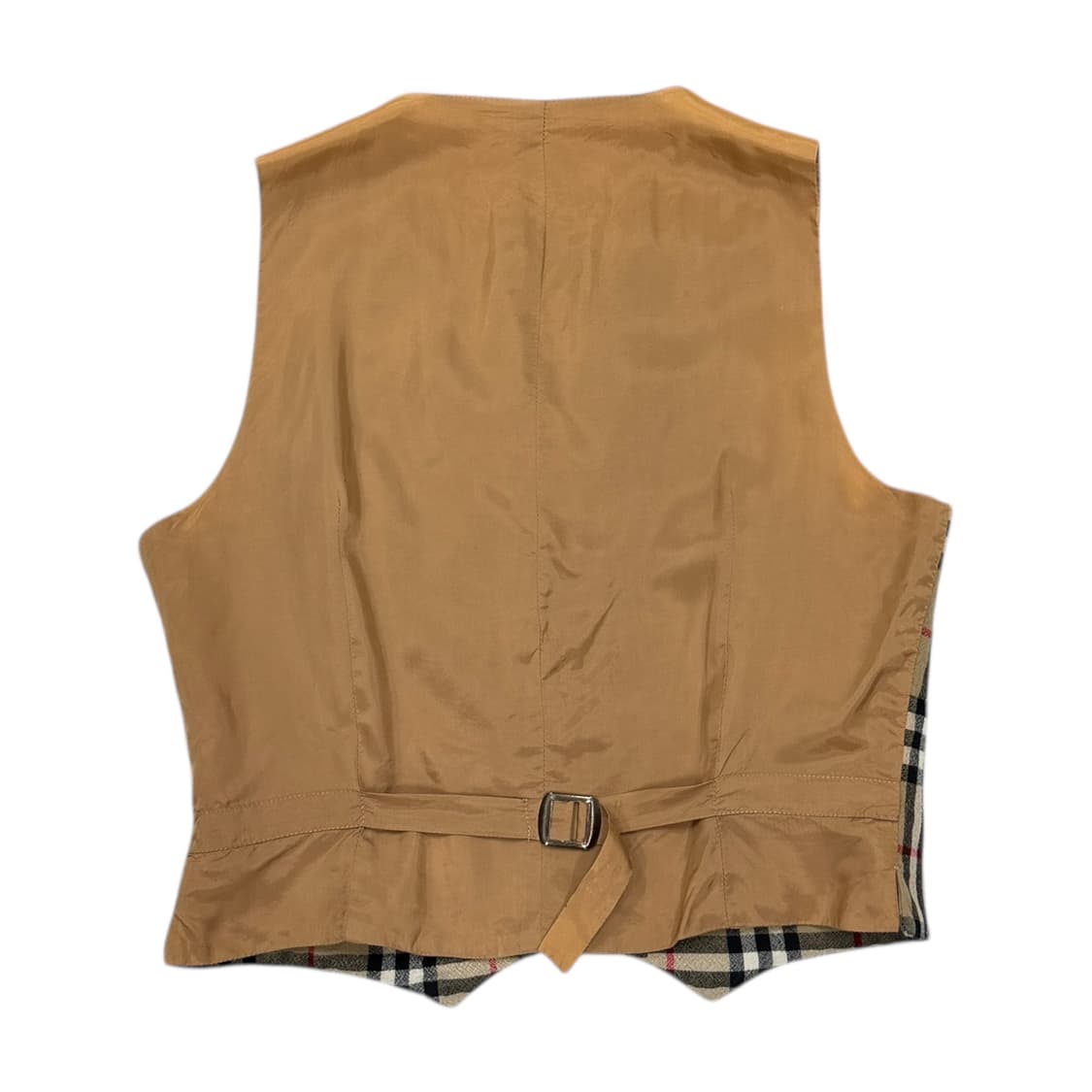 버버리 빈티지 노바체크 브라운 여성 베스트 조끼 상품이미지2