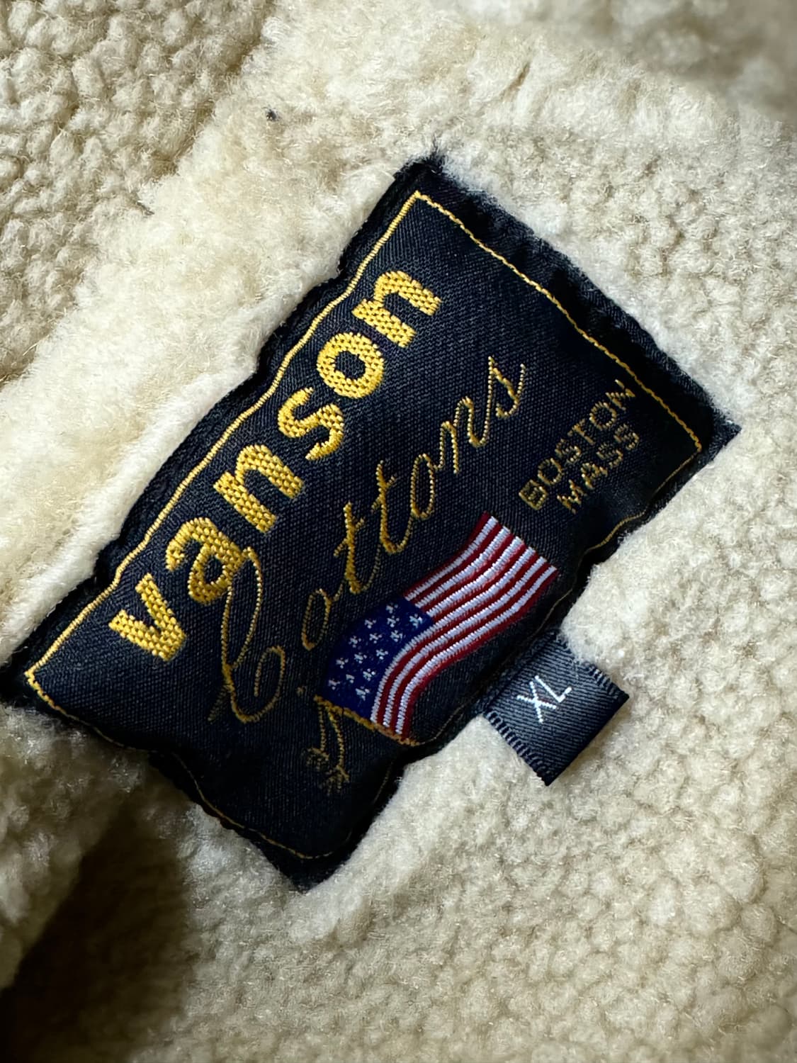 밴슨 데님 무스탕 XL 상품이미지4