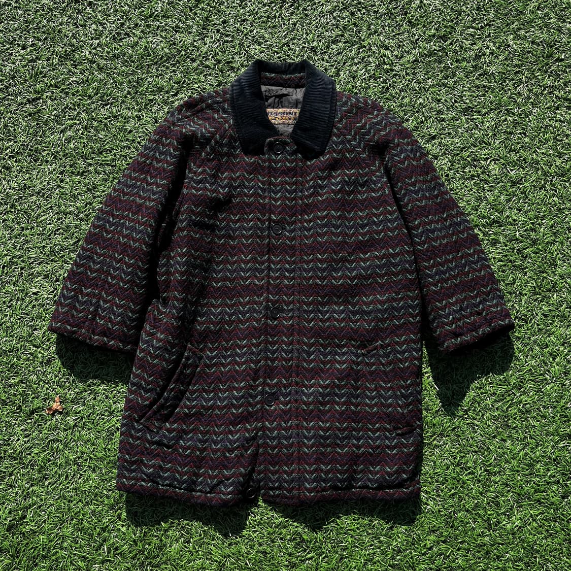 80-90s MISSONI SPORT 빈티지 트위드 코트(실측확인) 상품이미지1