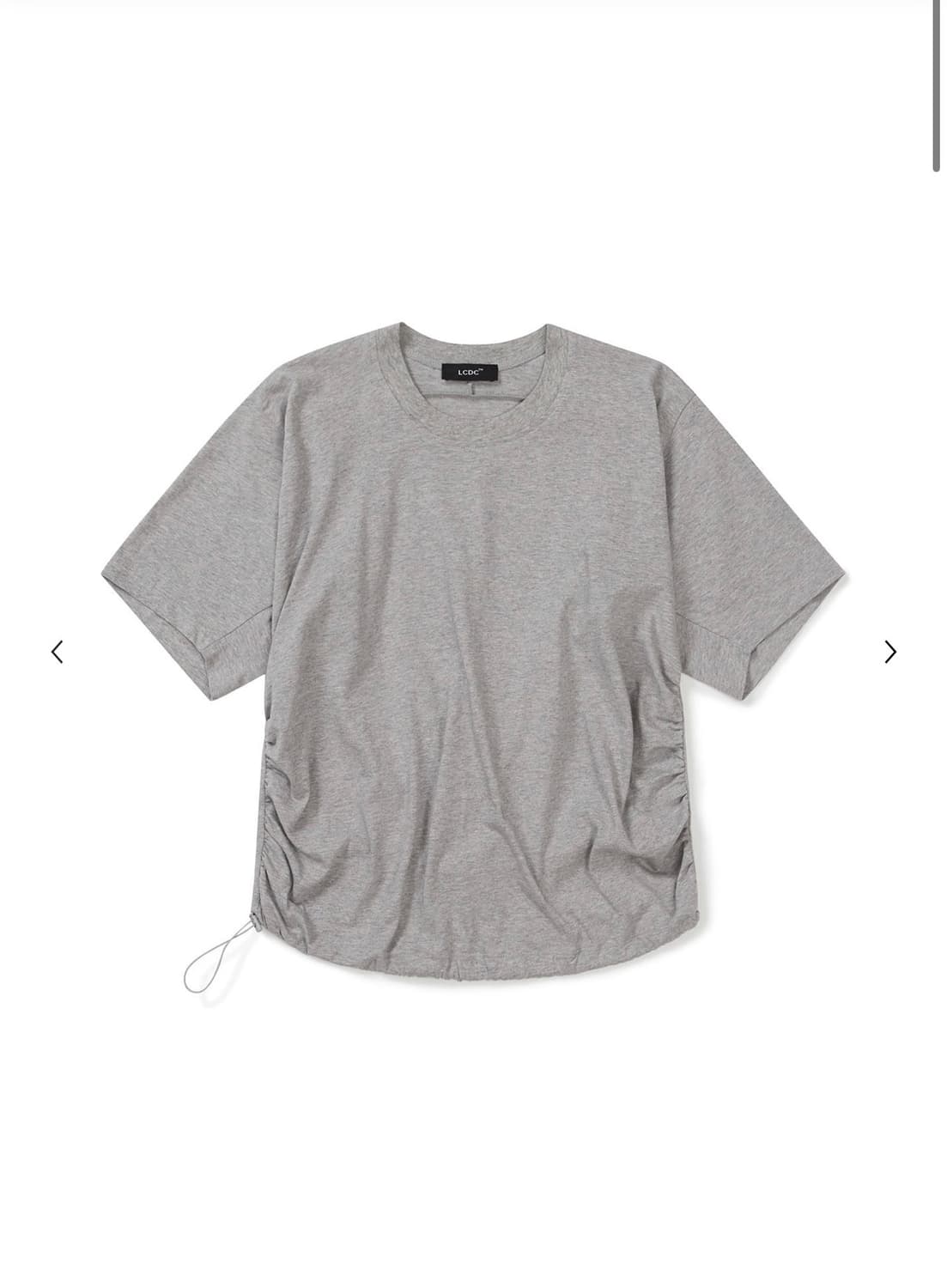 [LCDC] DRAWSTRING OVERSIZED T-SHIRT 상품이미지4