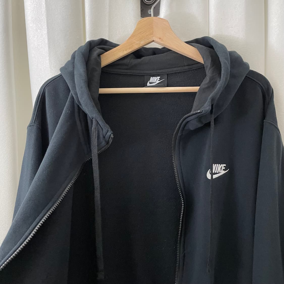 나이키 블랙 후드집업 상품이미지5