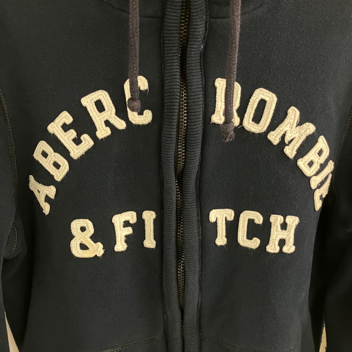 아베크롬비 네이비 울프죠 후드집업 M 상품이미지4