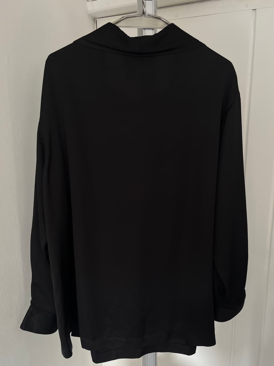 black drape blouse 상품이미지8