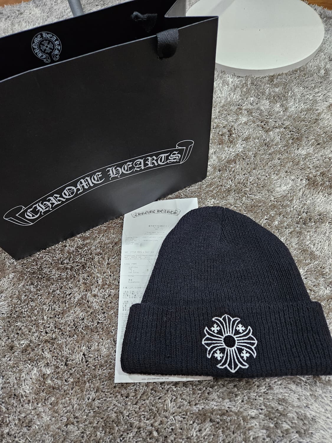 (원빈,지젤님 착용)정품 크롬하츠 비니 판매합니다! 상품이미지1