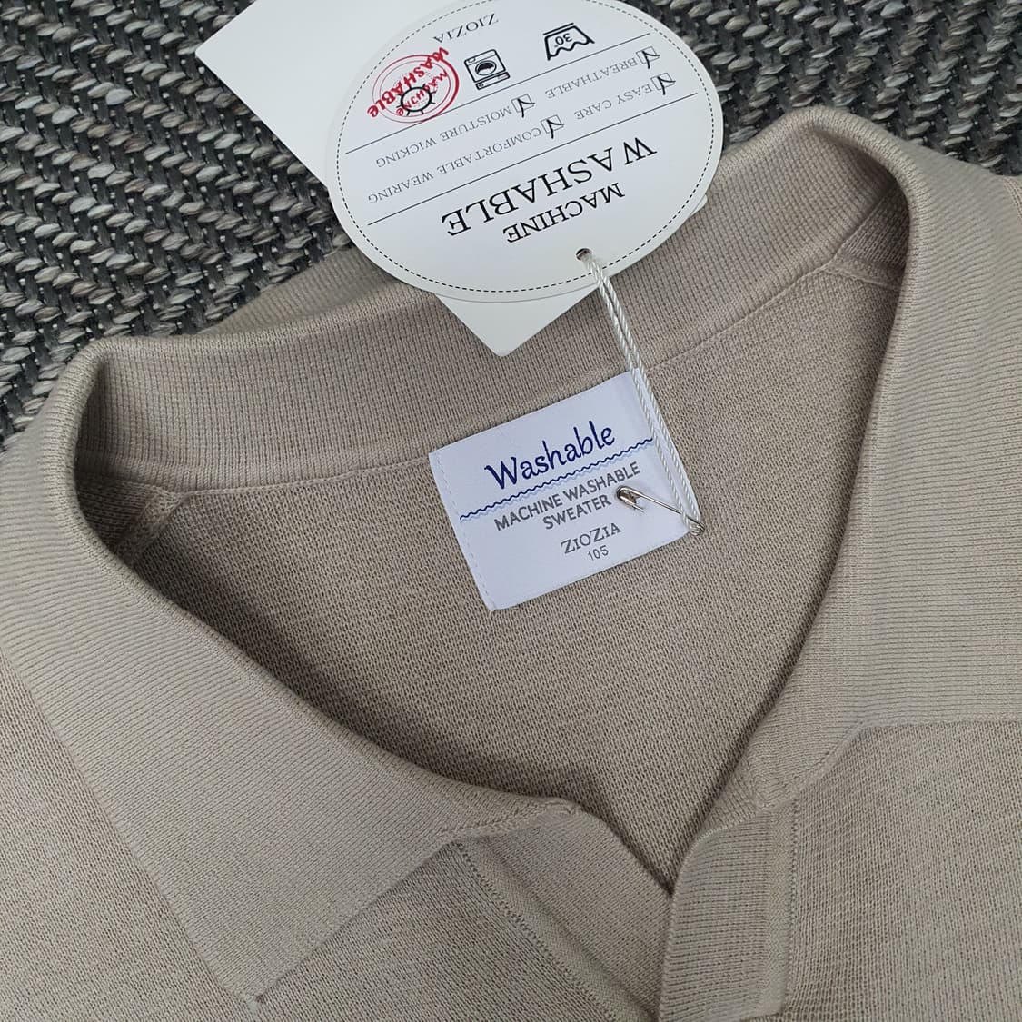 미착용 지오지아 면니트 카라티 남자105 (2벌가격) 상품이미지2