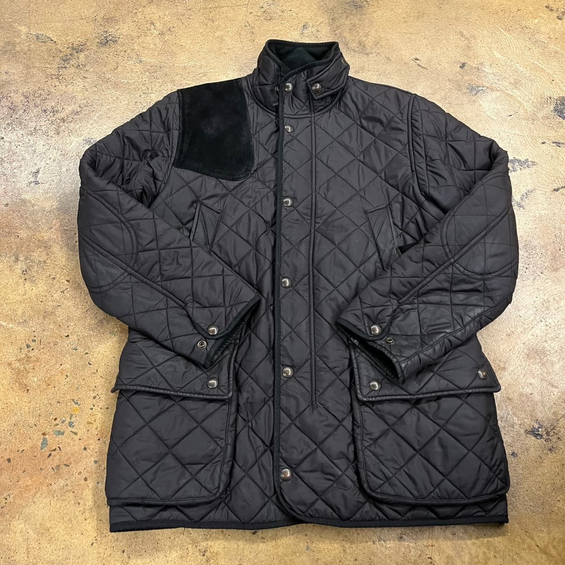 [정품/M] 폴로 랄프로렌 블랙 퀼팅 자켓 패딩 점퍼 b16 상품이미지2