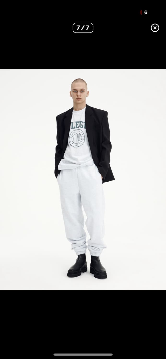 렉토 오버사이즈 블레이저 블랙 L 상품이미지4