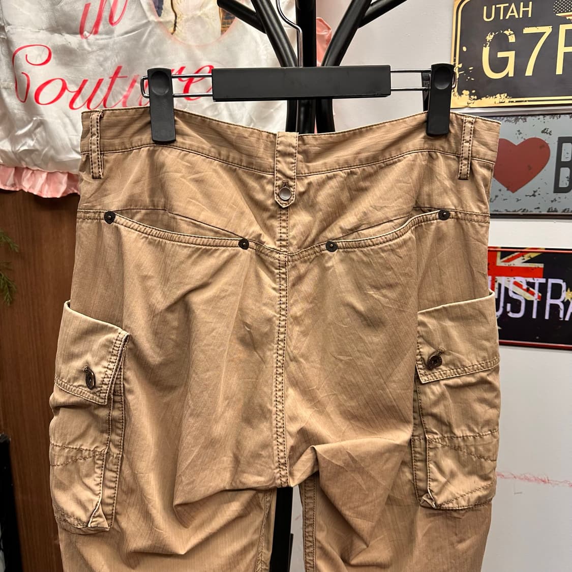 Beige Cargo Capri Pants  상품이미지7