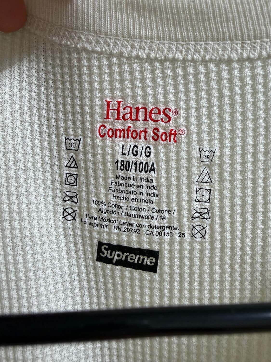 슈프림 헤인즈 롱슬리브 상품이미지3