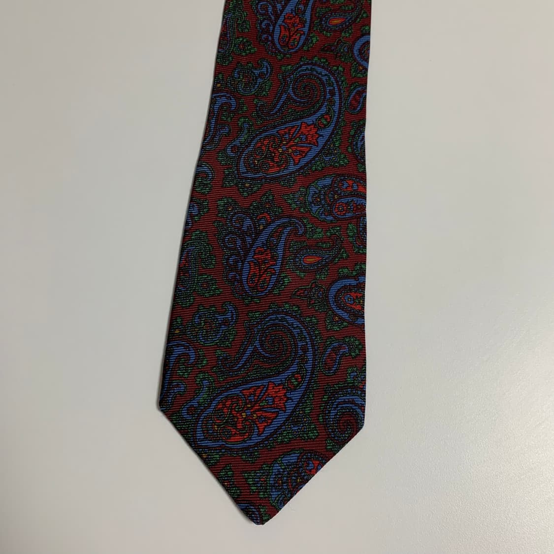 버버리(BURBERRY) 페이즐리 넥타이 명품 A+등급 9cm 상품이미지8