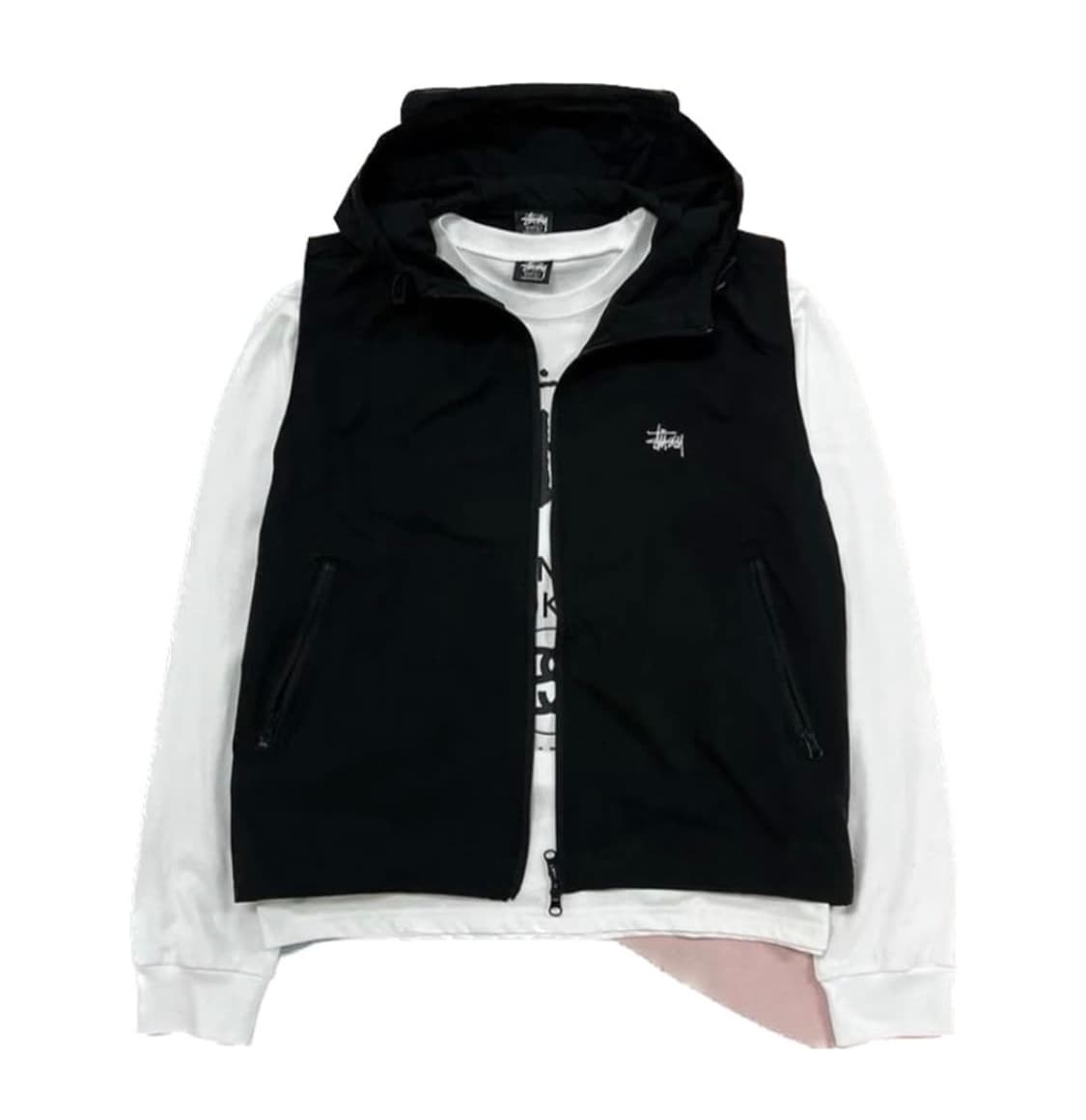 스투시 나일론 후드 베스트 상품이미지1