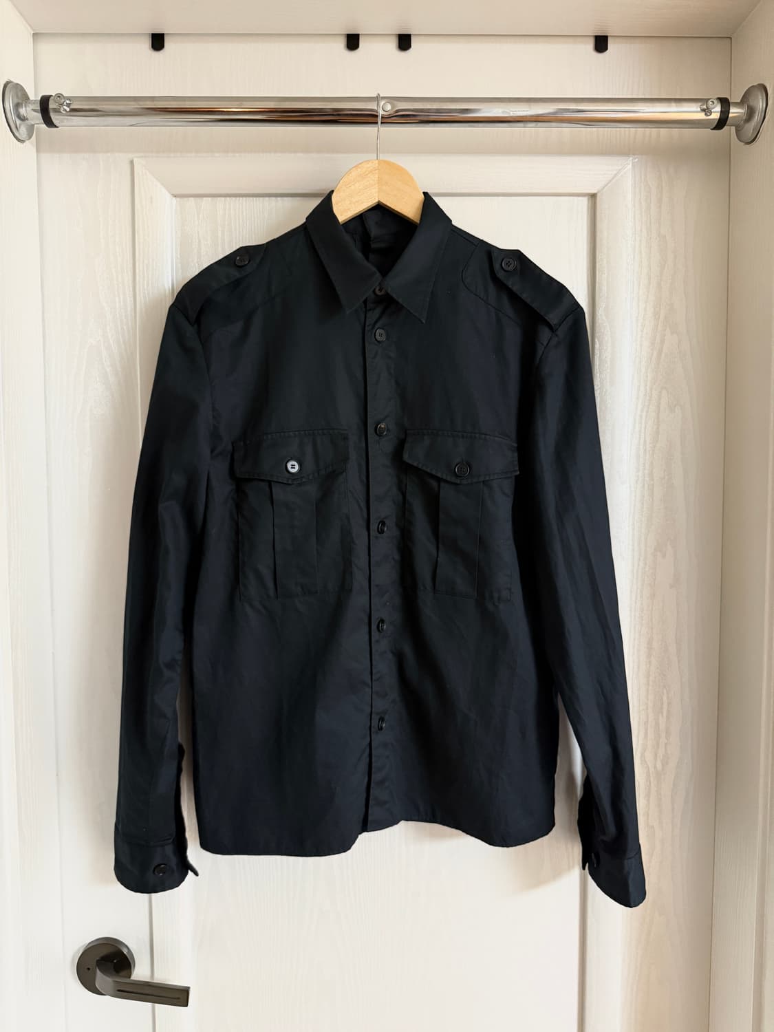 Military Shirt Dark Navy 상품이미지1