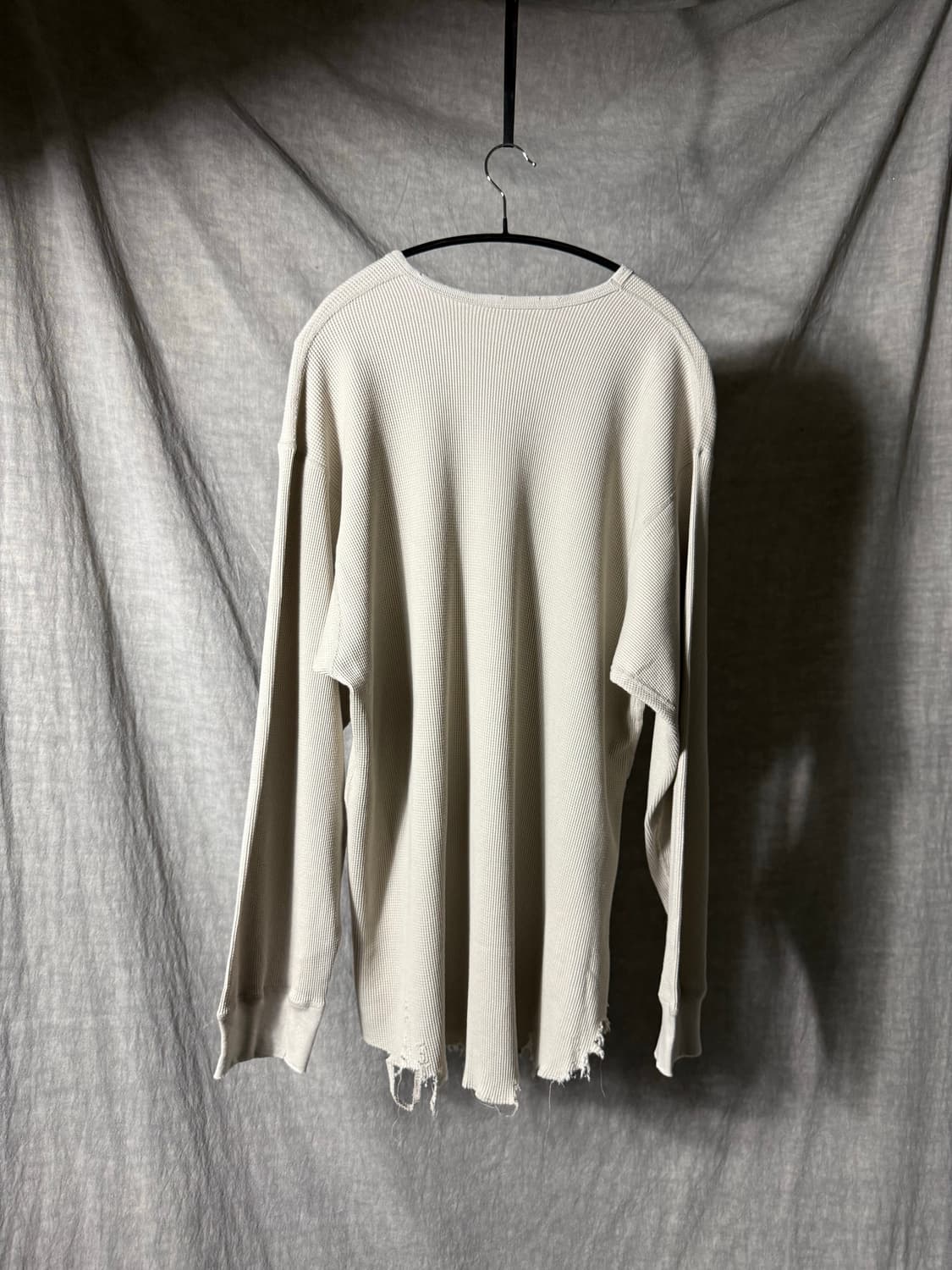 ANCELLM Distressed Waffle Knit  상품이미지8