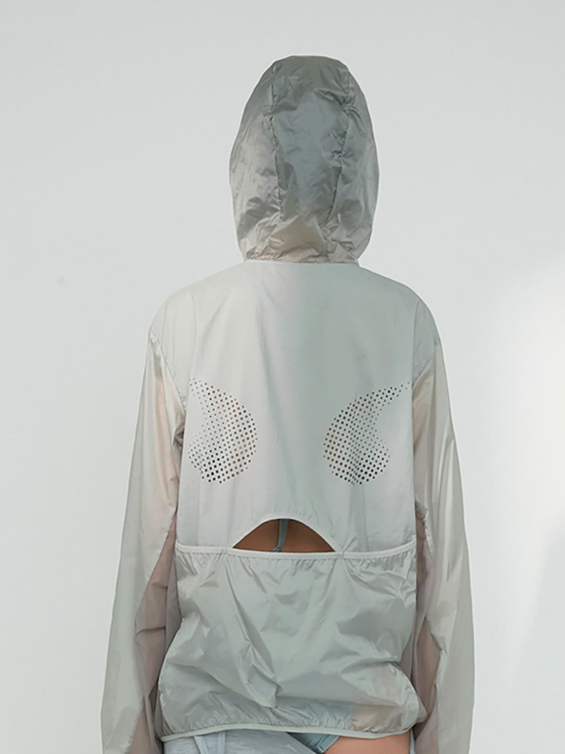 🏷 [새상품] OJOS 오호스 패커블 라이트 윈드브레이커 바람막이 그레 상품이미지3