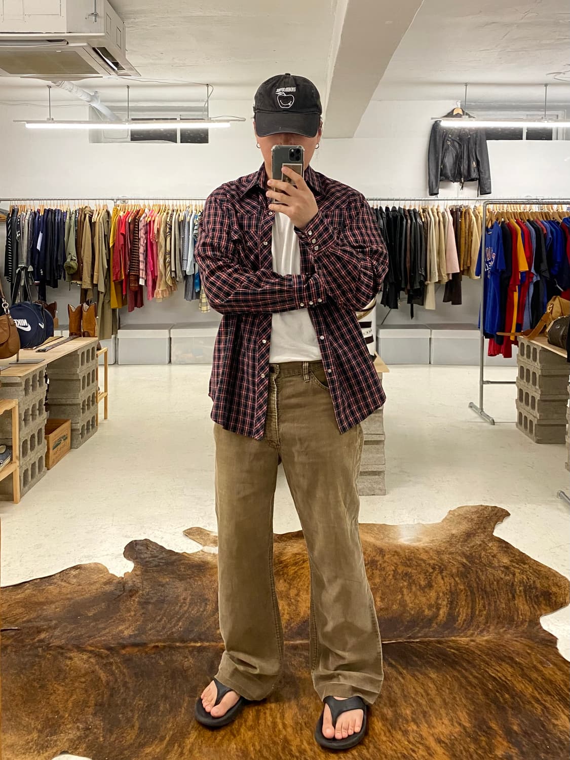 WRANGLER check western shirts 랭글러 웨스턴 셔츠 상품이미지2