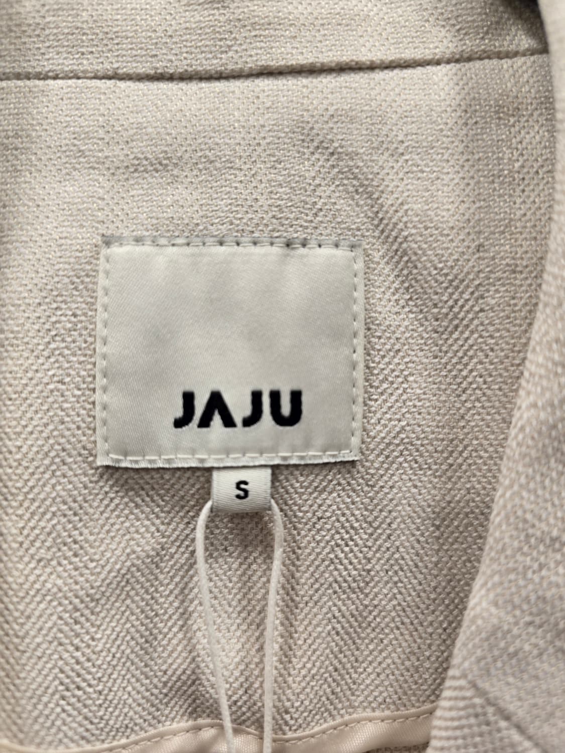 새상품) 자주 JAJU 프렌치린넨 블렌드 자켓 S 오트밀새상품) 자주 J 상품이미지6