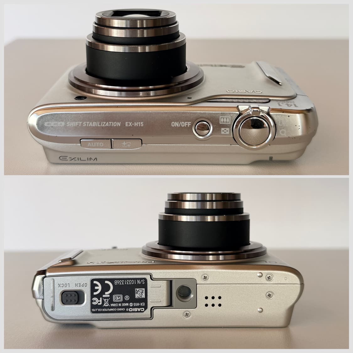 🎀츄 디카 풀셋🎀CASIO 카시오 EX-H15 실버 빈티지디카 상품이미지6