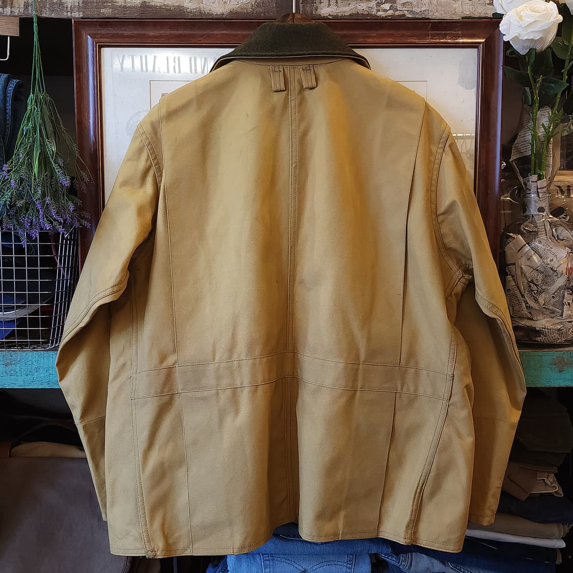 필슨 헌팅자켓 논왁싱 헤비 캔버스 매키노 울 카라 헌팅 자켓 L 상품이미지2